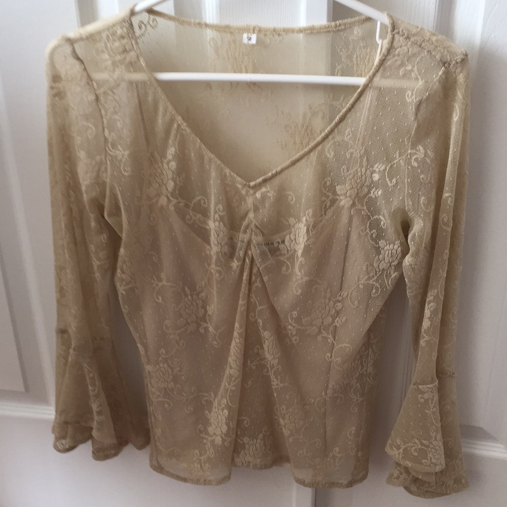 ☀️Lace top with camisole